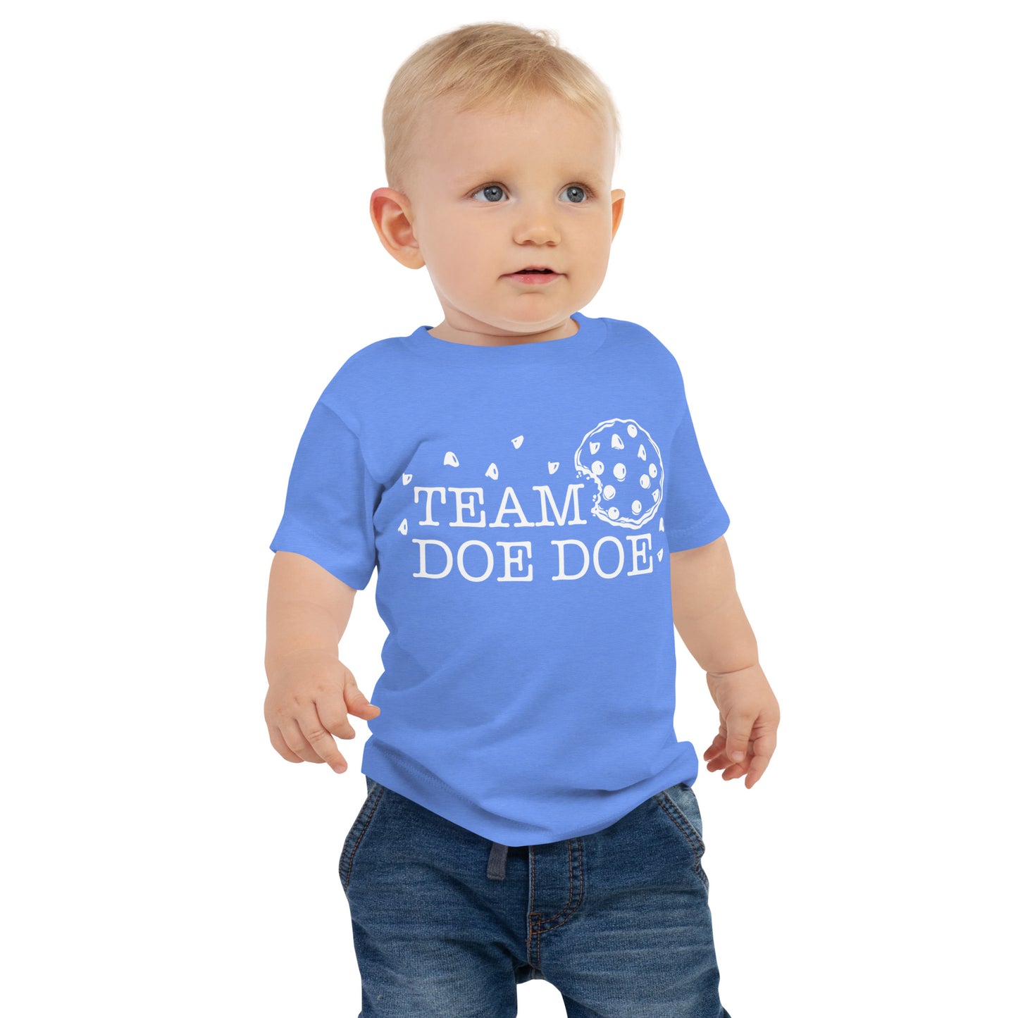 Doe Doe Merch Cookie Baby Jersey Short Sleeve Tee (BLACK, BLUE, OR PINK)