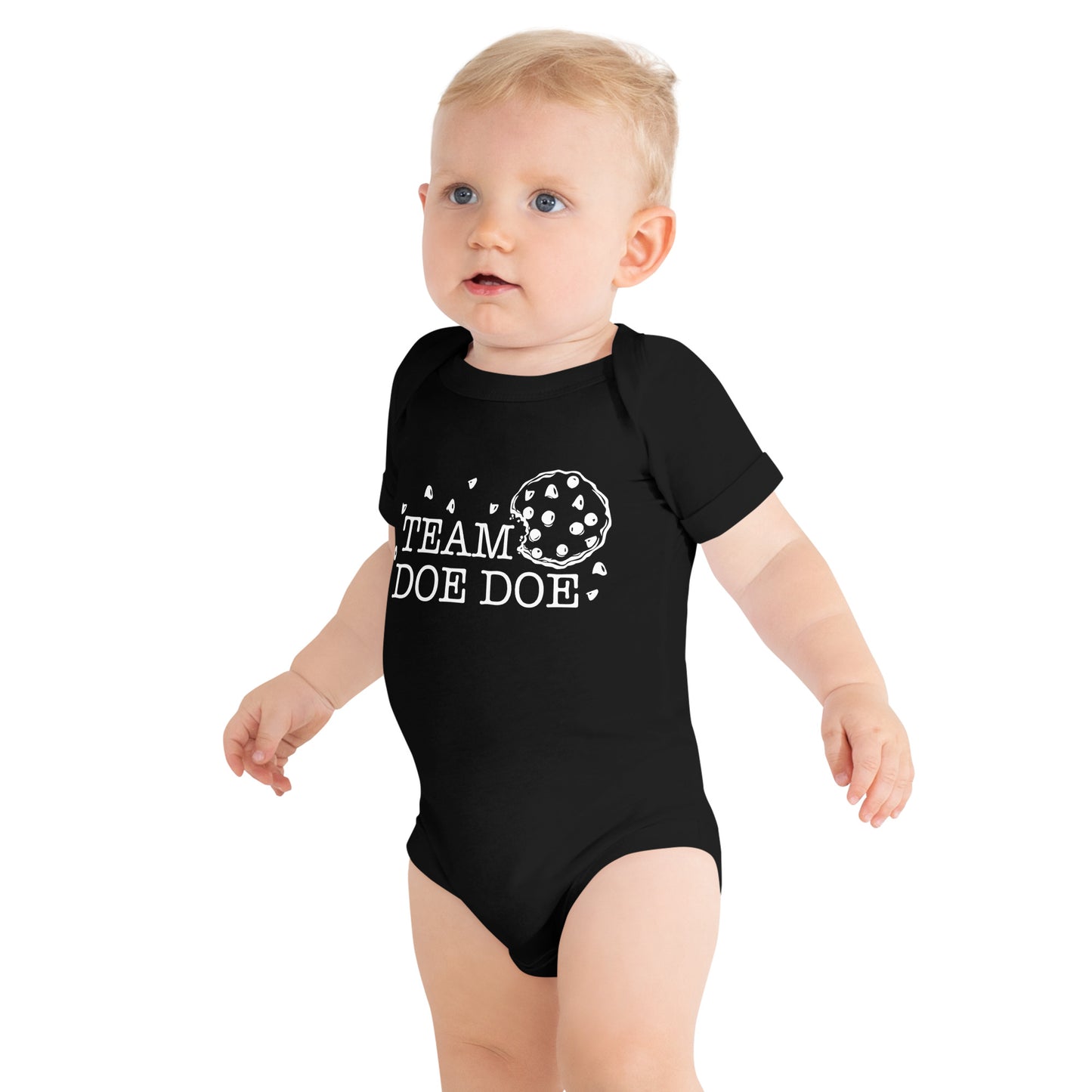 Doe Doe Merch Cookie Baby Short Sleeve One Piece (BLACK, BLUE, OR PINK)