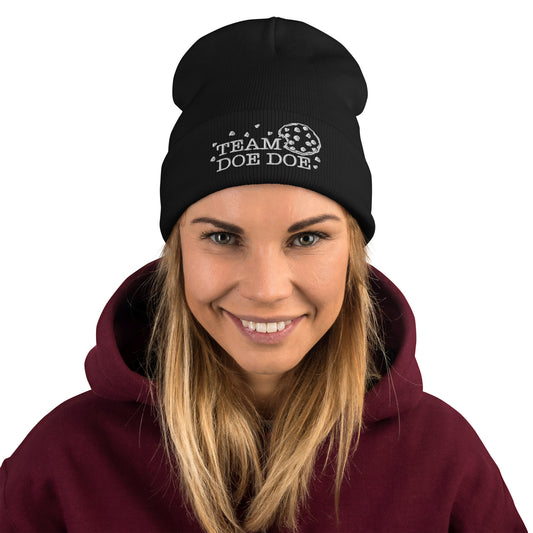 Doe Doe Merch Cookie Embroidered Beanie