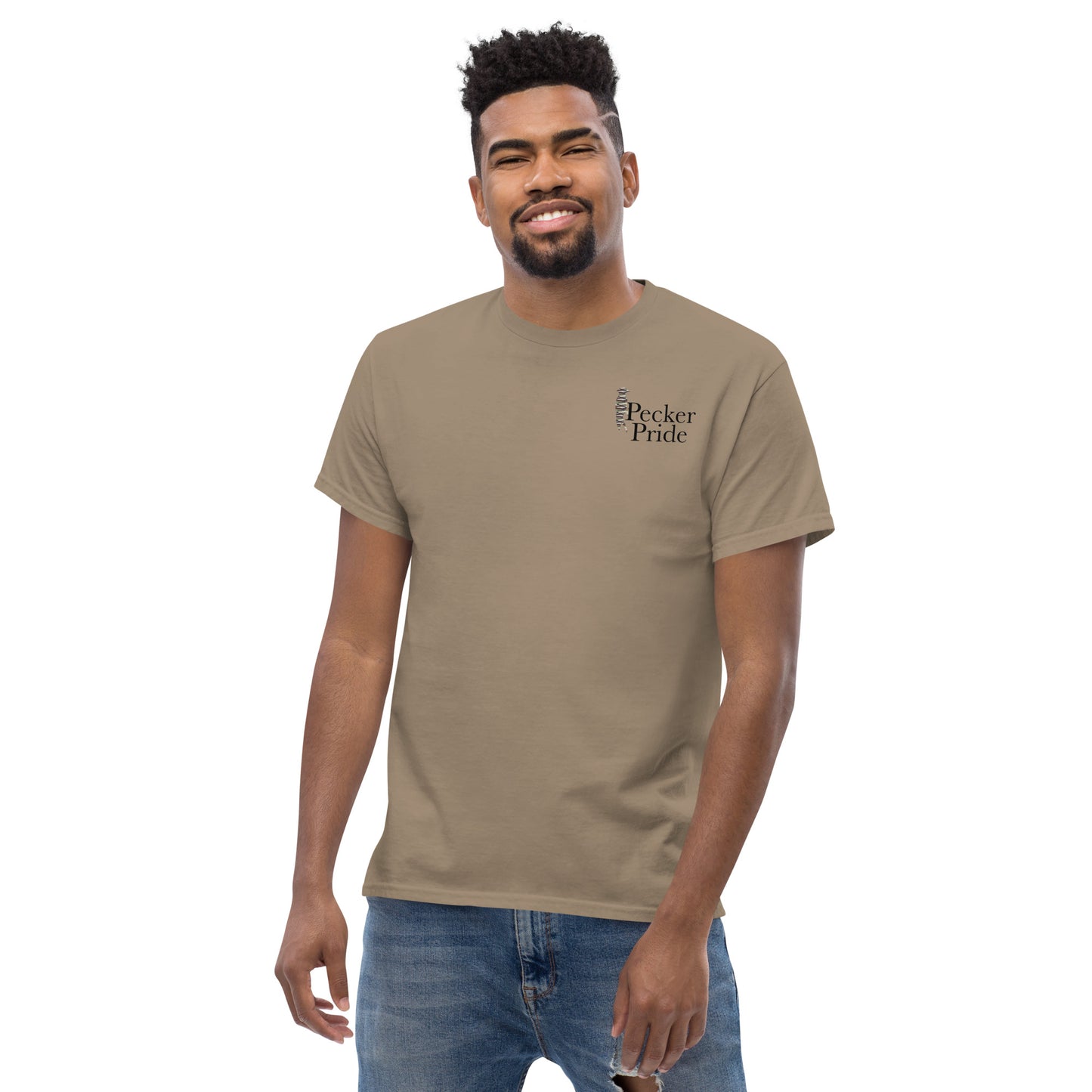 Camo Pecker Pride Rugged Wear T-Shirt | Brown Savannah