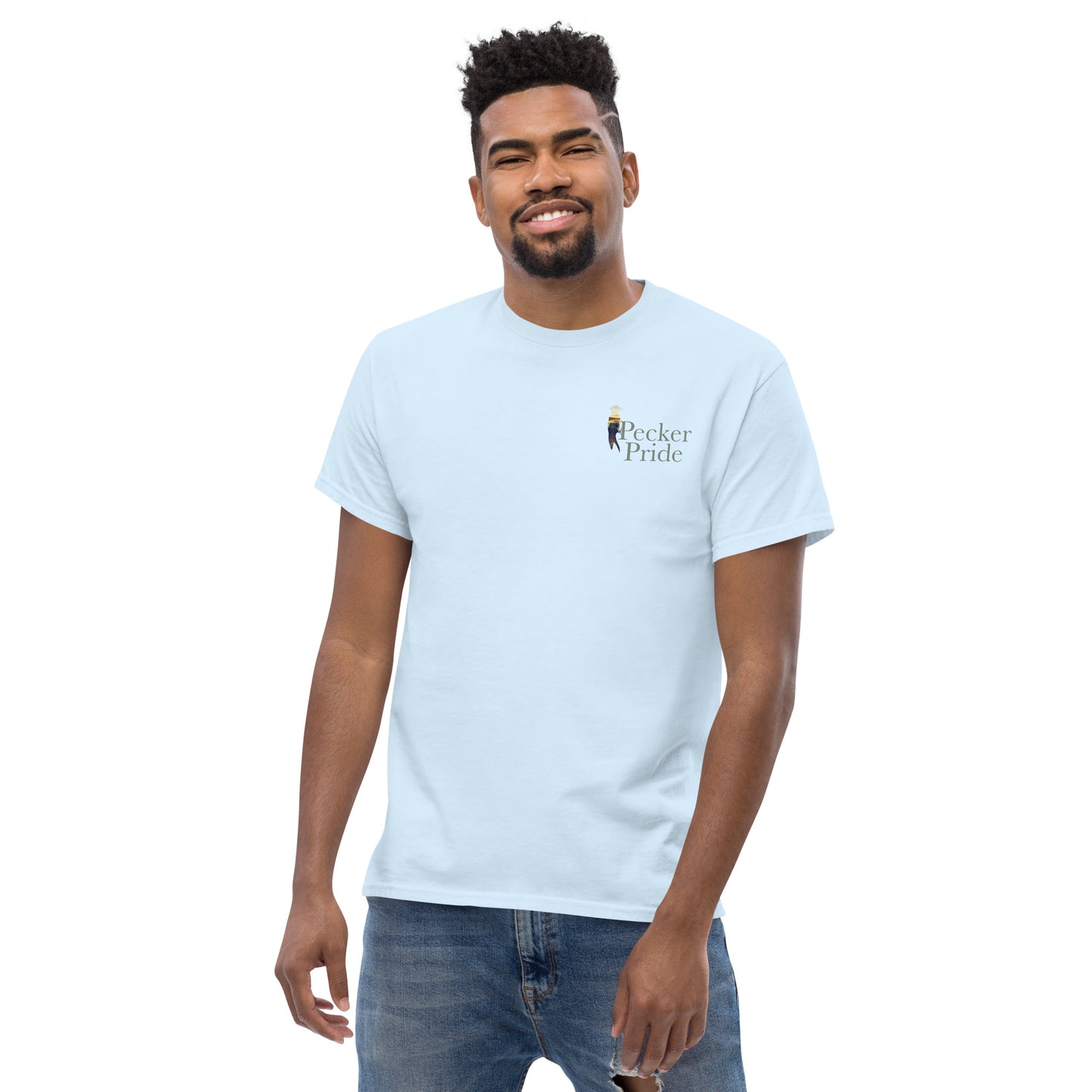 Lakeview Pecker Pride Rugged Wear T-Shirt | Light Blue