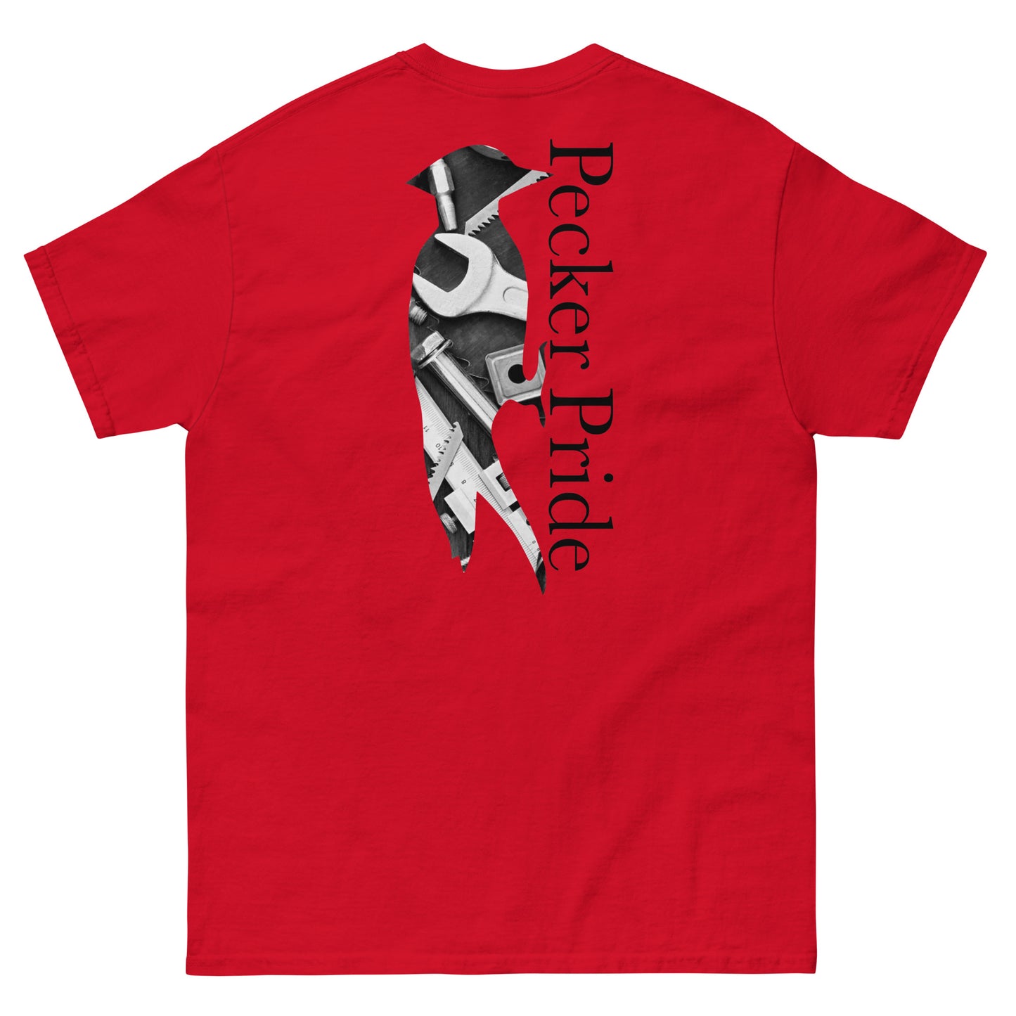 Mechanic Pecker Pride Rugged Wear T-Shirt | Red