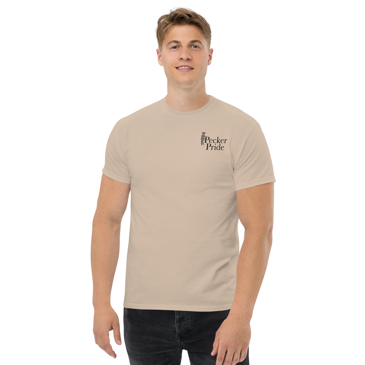 Camo Pecker Pride Rugged Wear T-Shirt | Sand