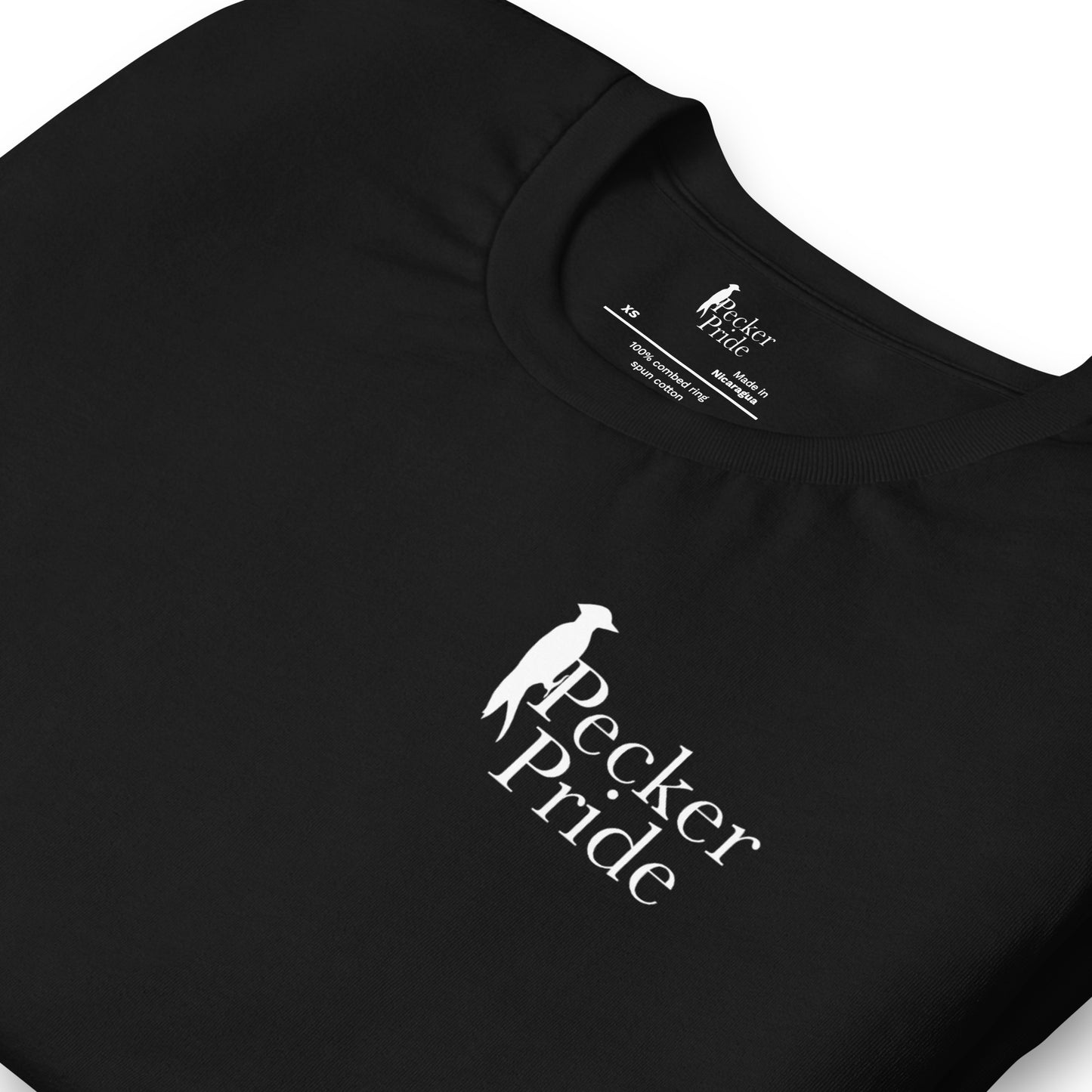 Pecker Pride Premium Logo Unisex T-shirt | Black