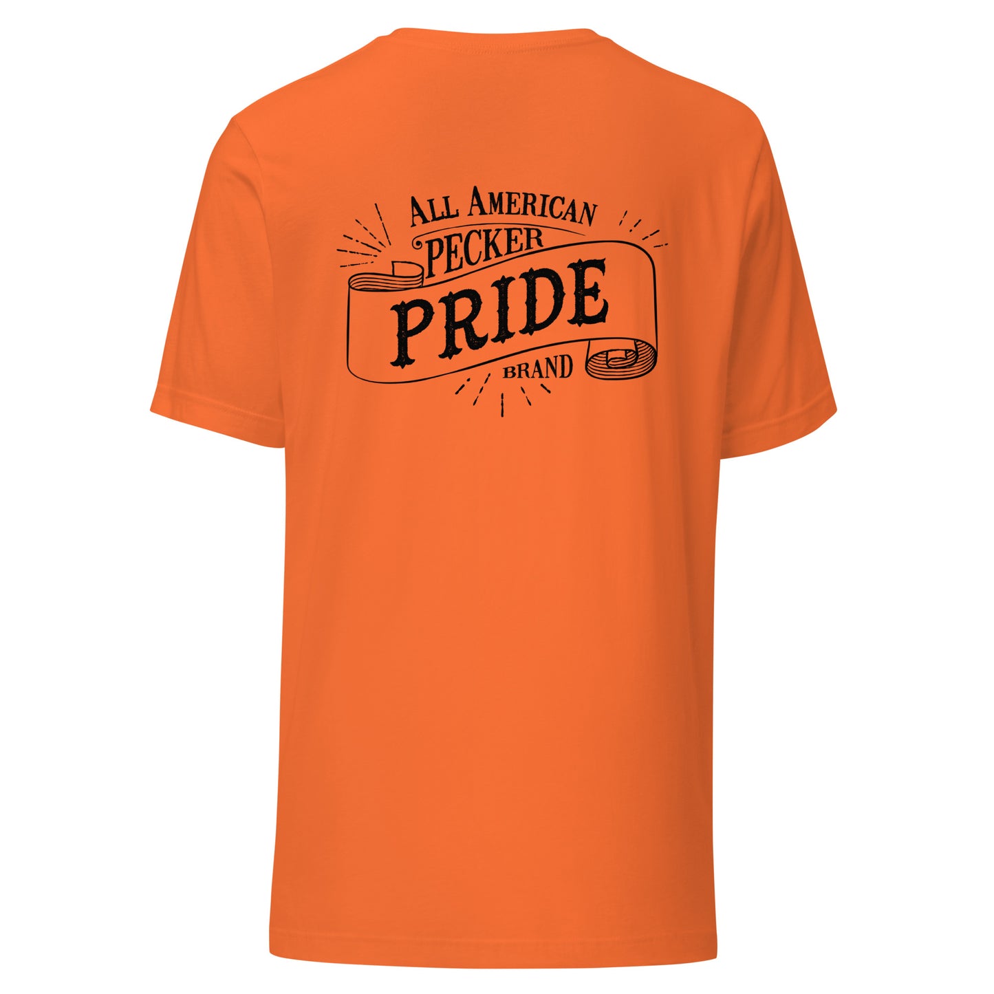 All American Pecker Pride Premium Unisex T-shirt | Orange