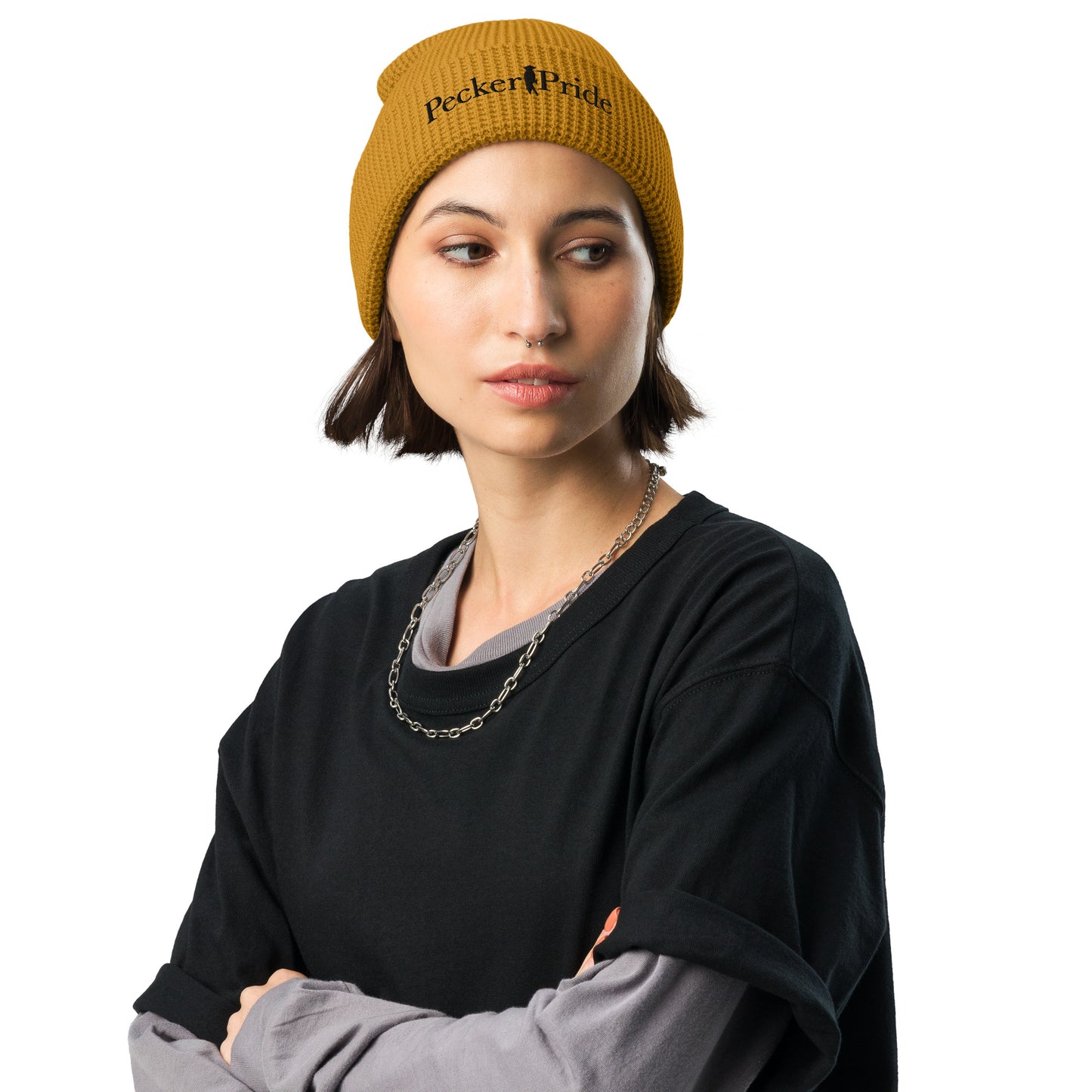 Pecker Pride Waffle beanie