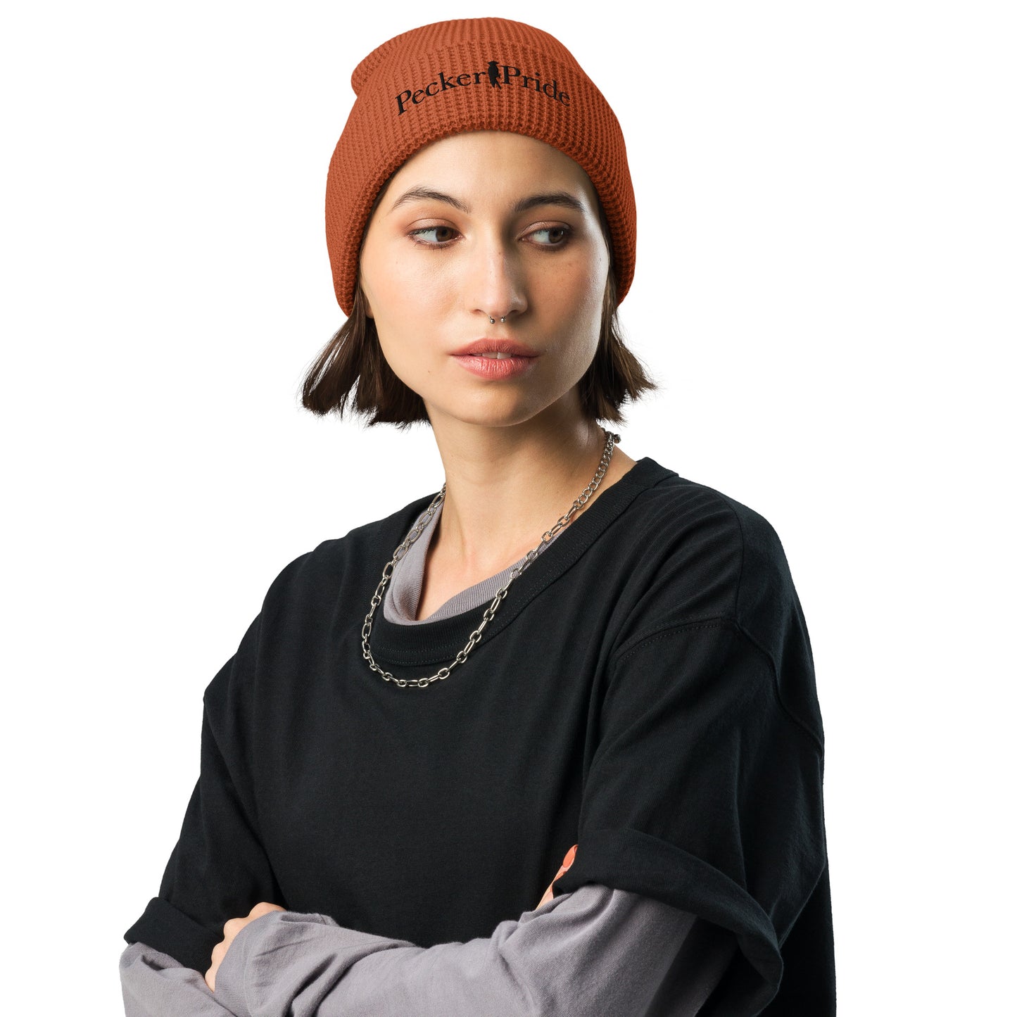 Pecker Pride Waffle beanie