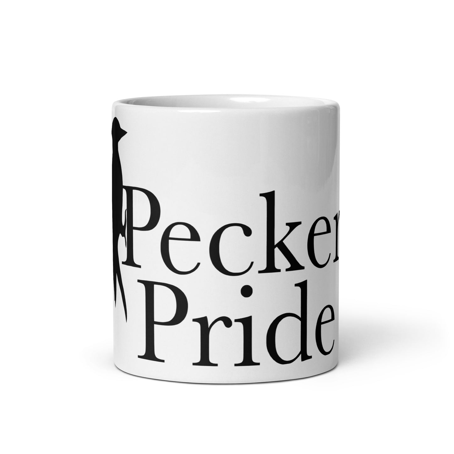 Pecker Pride White Glossy Mug