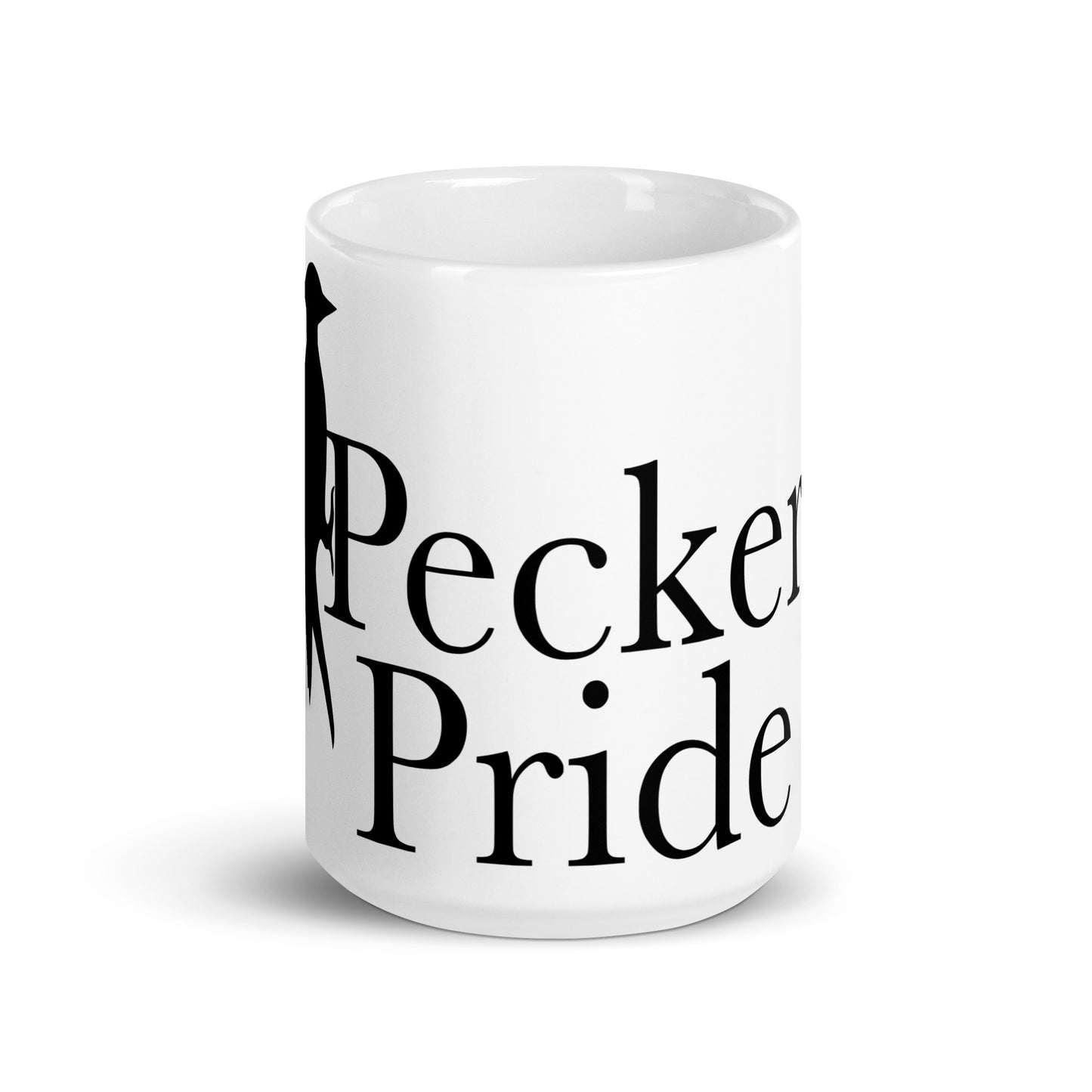 Pecker Pride White Glossy Mug